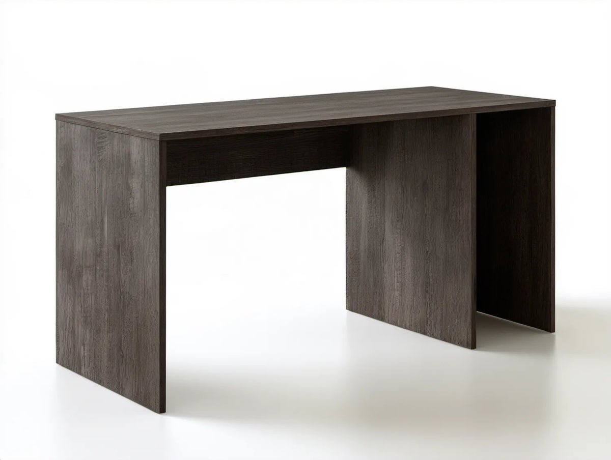 Biurko komputerowe z płyty laminowanej, ciemny dąb, 120 x 60 x 75 cm